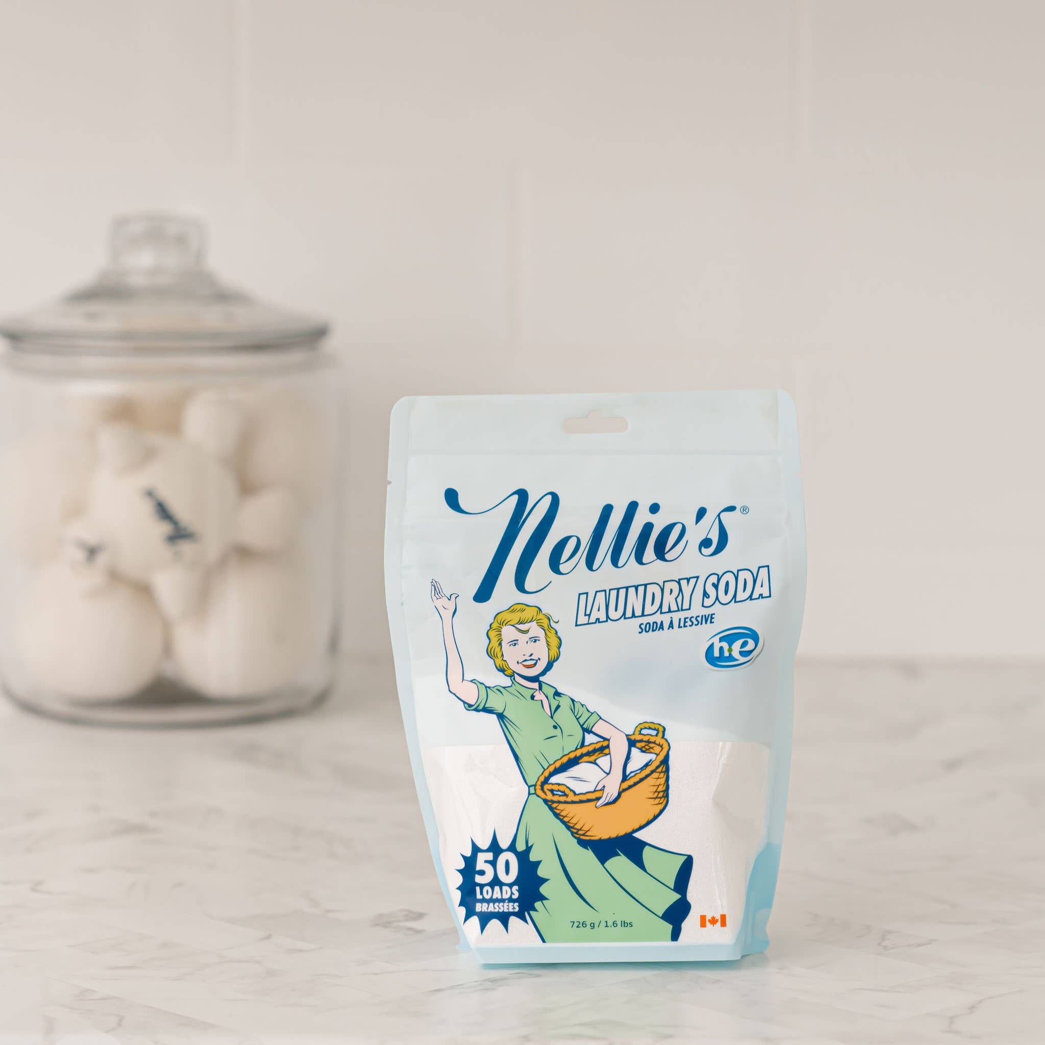 Nellie's Clean - Wholesale Laundry Detergent Powder/Pods - Nellie's Laundry Soda – Powder Detergent - 50 Load Pouch3