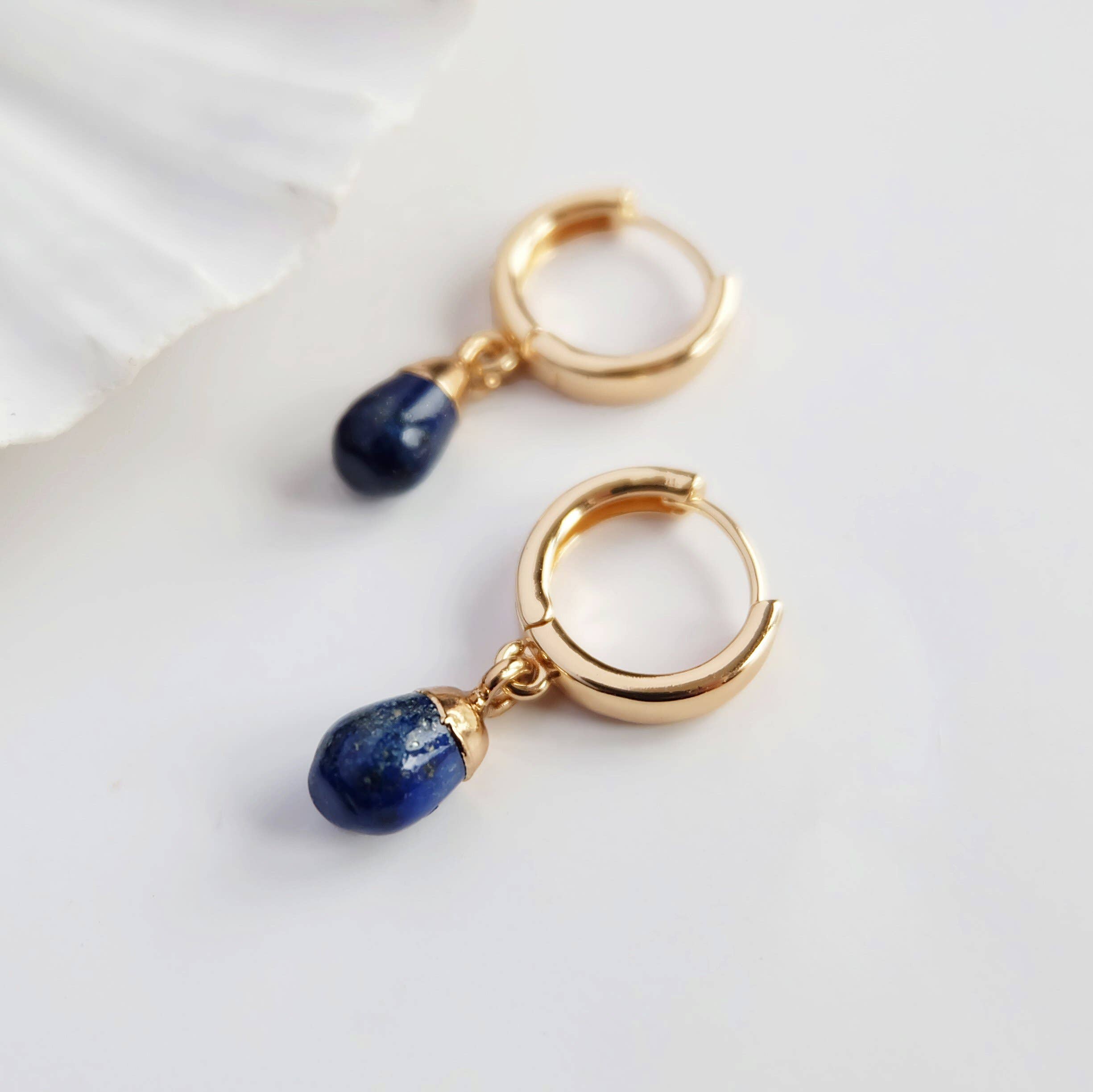 Augusta Jewellery - Wholesale Dangle Earrings - Lapis Lazuli Gemstone Drop Earrings