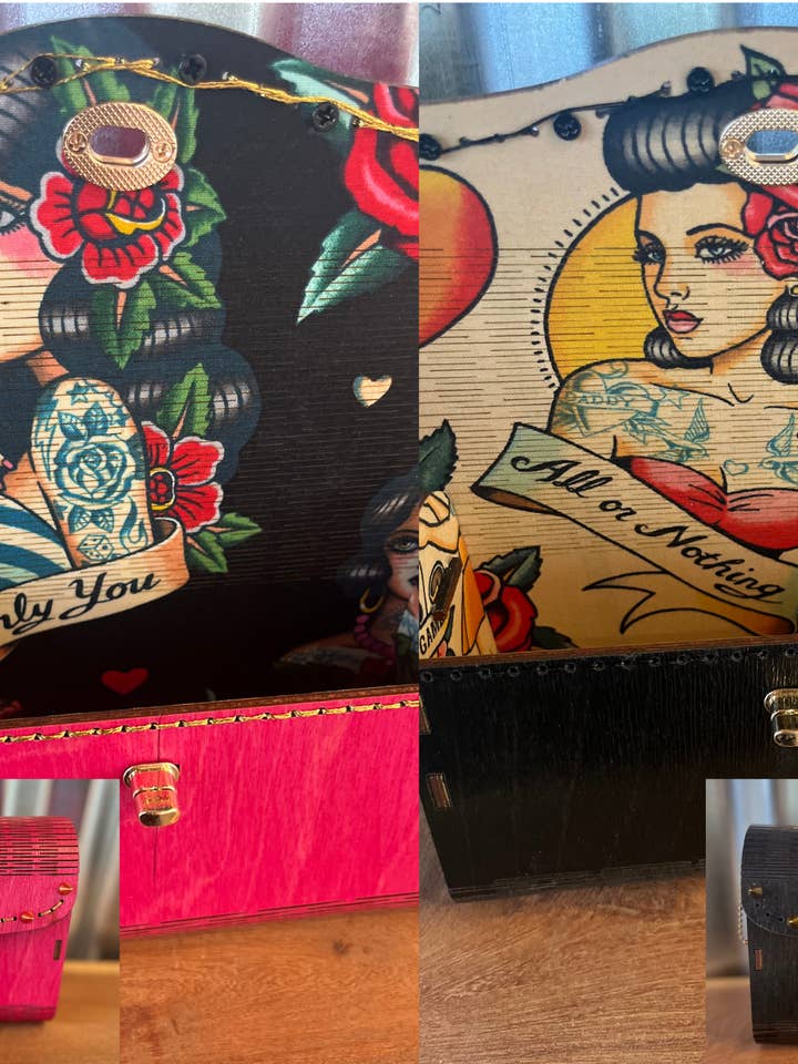 Tattoo Pin Up Bombshell for wholesale by TimberTote