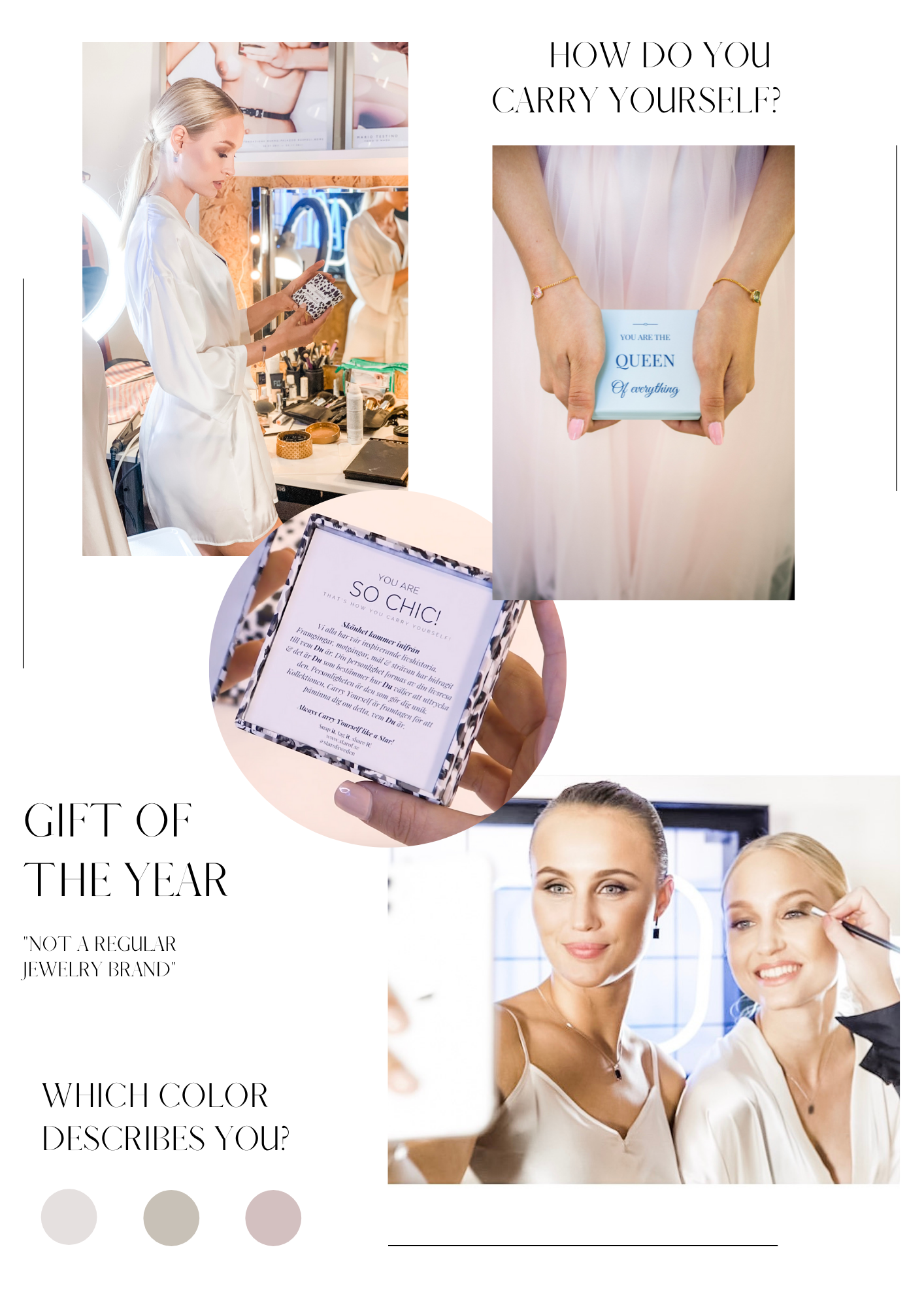 Star Of Sweden – Großhandel Cocktail-/Statement-Ring – Sag Ja! Verstellbarer Ring | Schwarzer, grauer und brauner Stein13