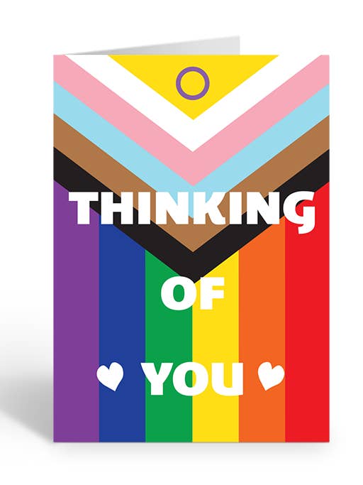 Tarjeta de felicitación PENSANDO EN TI BAND para venta al por mayor de Two Brides Presents