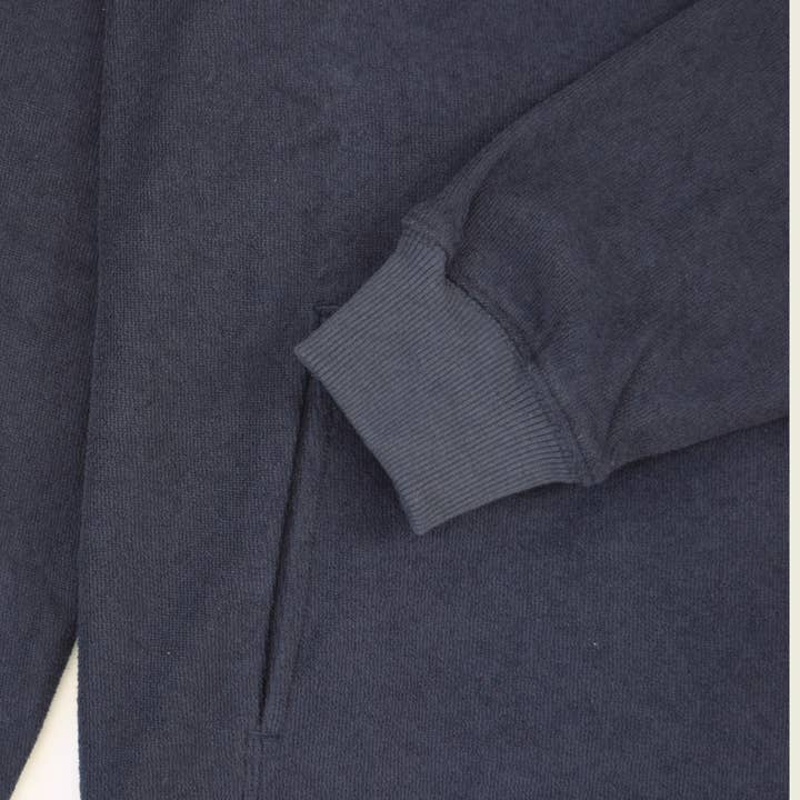 hout athletica - Wholesale Hoodie - Unisex - Navy Terry Cloth Unisex Hoodie3