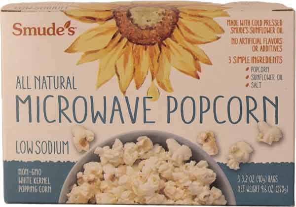 Hudson Meat Company - Wholesale Popcorn - POPCORN MICROWAVE LOW SODIUM    -    SMUDE0