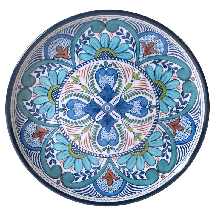 Talavera Melamine Round Platter 14 in for wholesale by Certified International