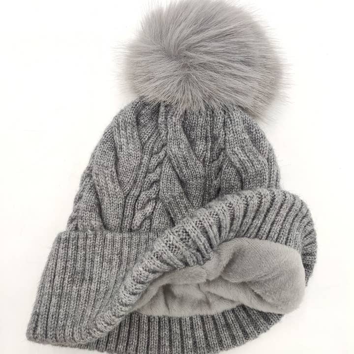 Charmant - Wholesale Beanie - Women's - Large Cable Knit Beanie - M562095