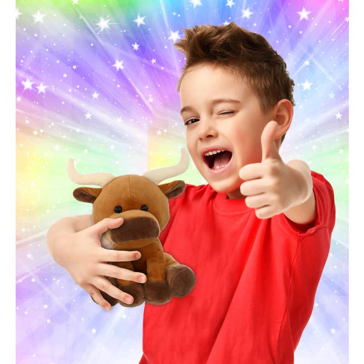 Cota Global - Wholesale Stuffed/Plush Toy - Kids & Baby - Plush - Floppy Longhorn 7"1