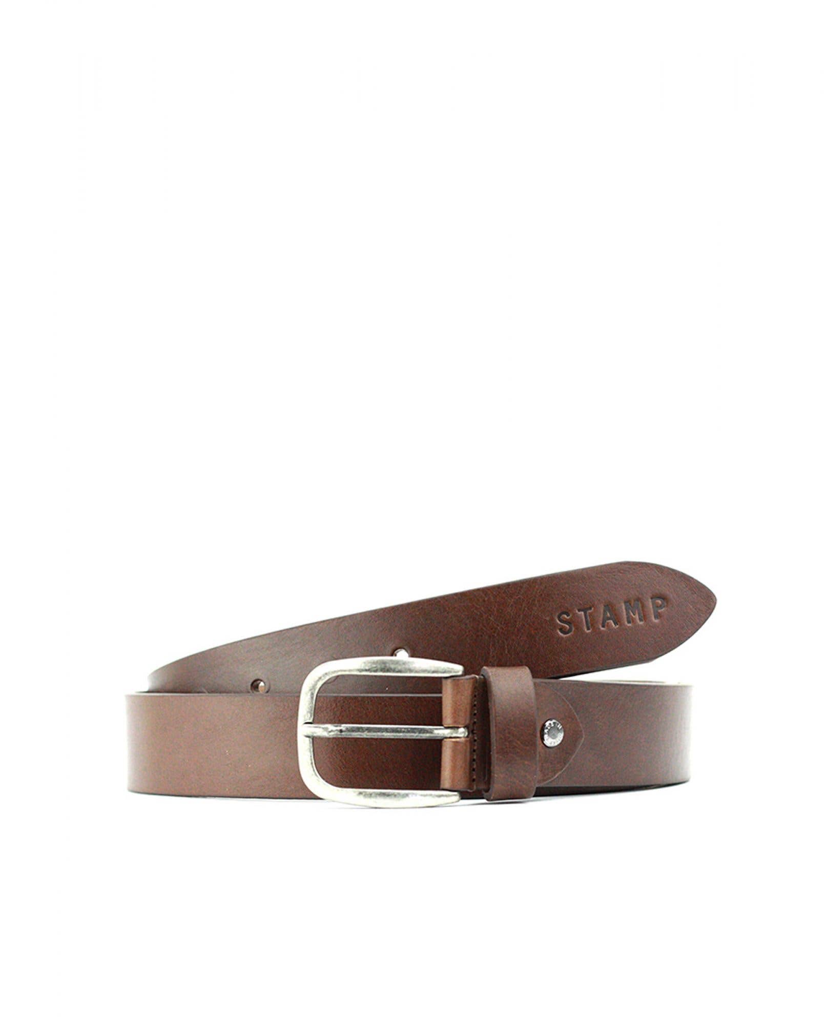 Stamp - Vente Ceinture – homme - Ceinture en cuir Stamp pour homme en cuir couleur cuir0