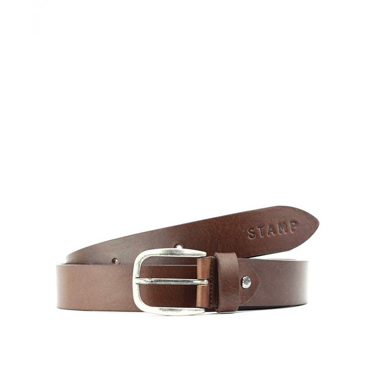 Stamp - Vente Ceinture – homme - Ceinture en cuir Stamp pour homme en cuir couleur cuir