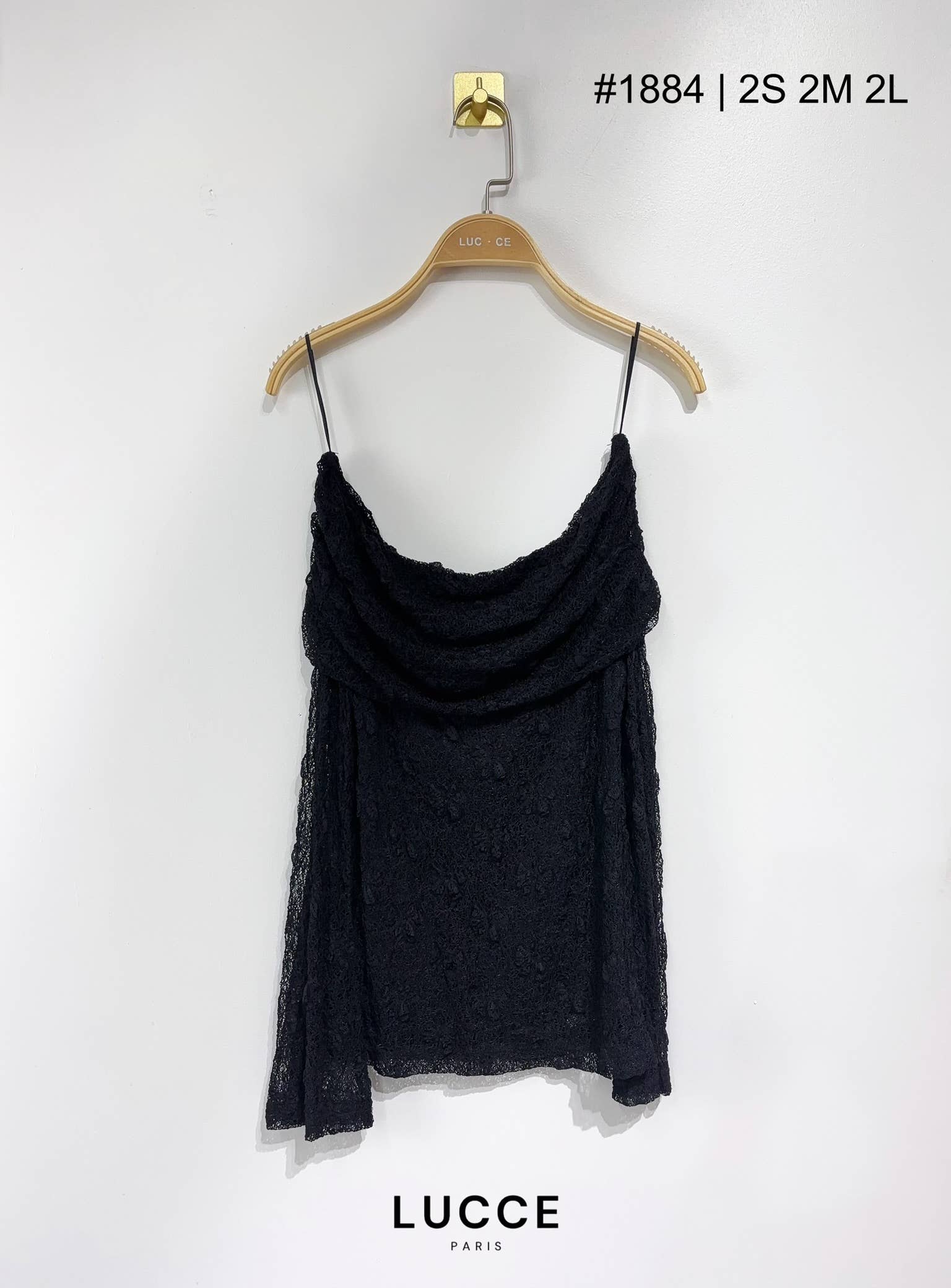 LUCCE - Wholesale Blouse - Women's - Bardot neck top - TS18841