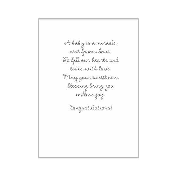 Legacy - Wholesale Baby Card - Baby Lamb - Faith Baby Card1