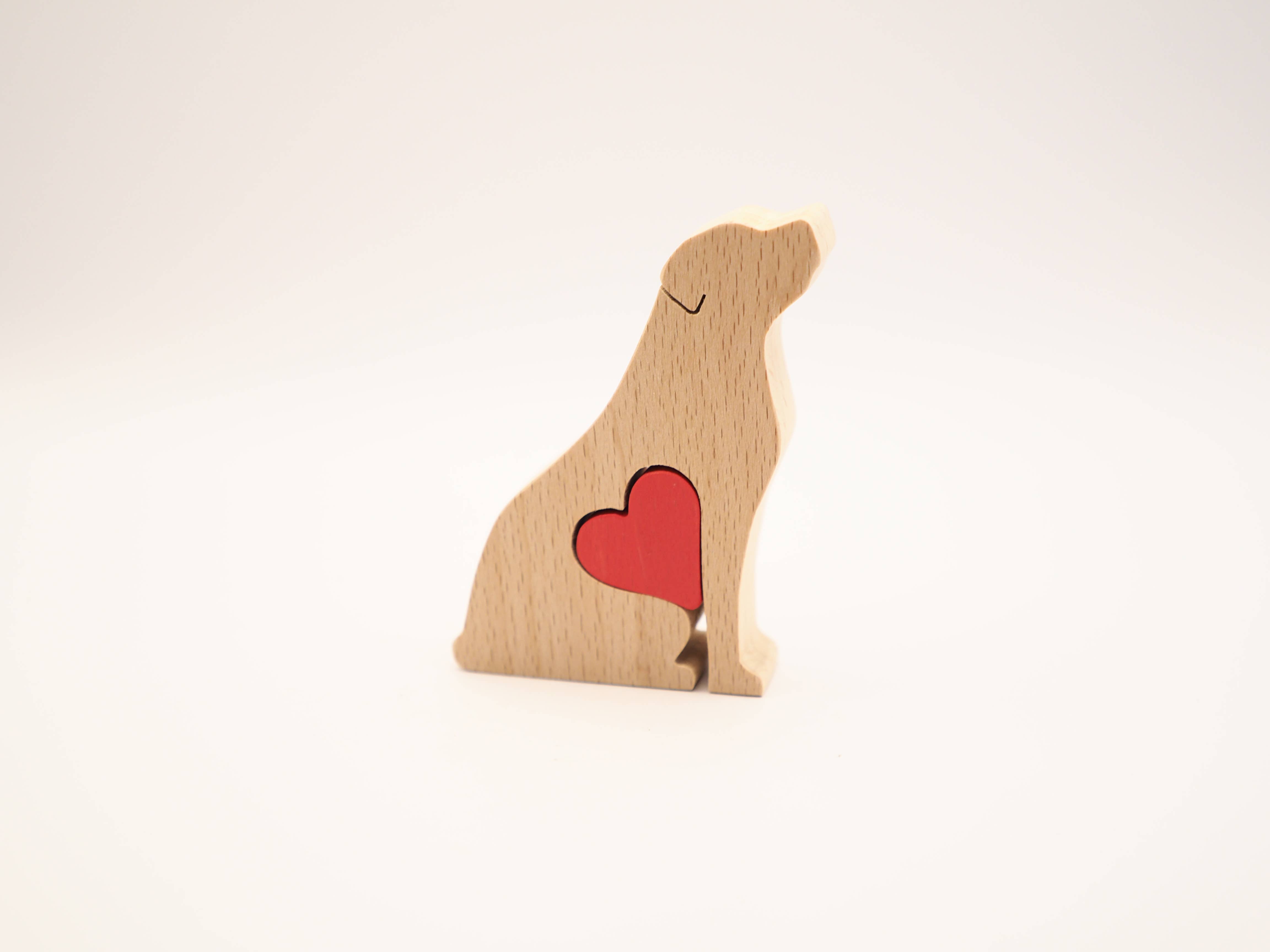 Wood Metamorphosis - Wholesale Decorative Figurine - Border Terrier - Minimalistic wooden dog figurine keepsake1