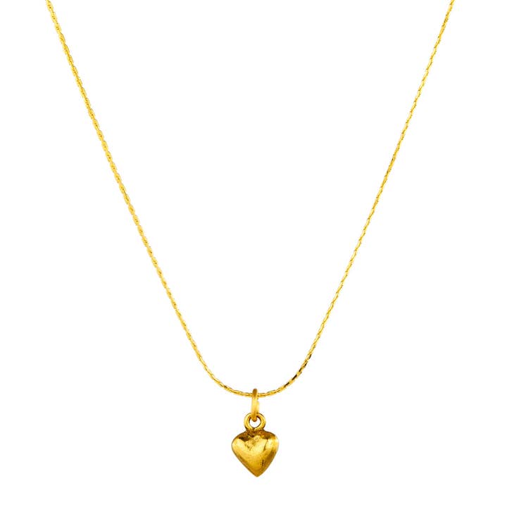 Halskette mit Herz an zarter Kette für den Großhandel von Illuminated Me by Sharon Herrick, LLC