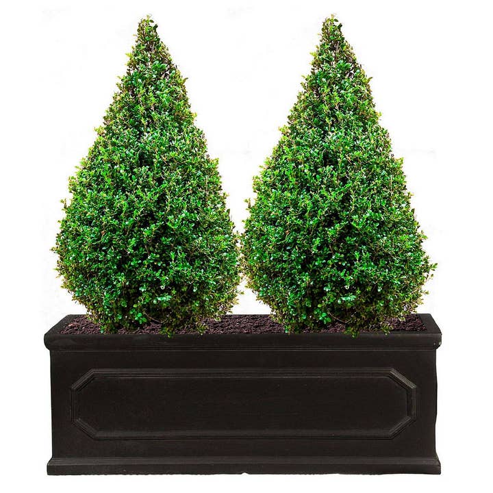 Idealist Lite Fibrestone Planters - Vendita all'ingrosso Fioriere - IDEALIST - Fioriera in finto piombo Chelsea, colore grigio chiaro