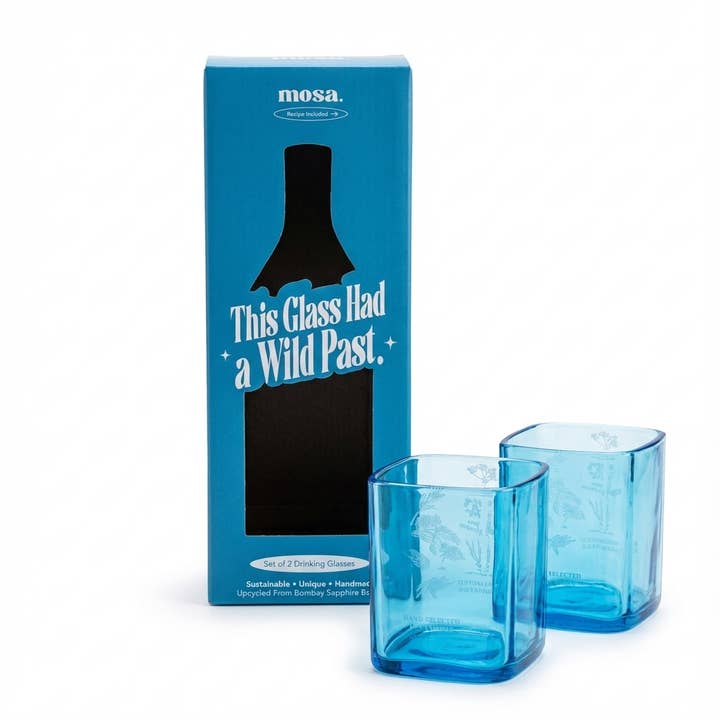 Bombay Sapphire Gin Drinking Glasses for wholesale by Mosa