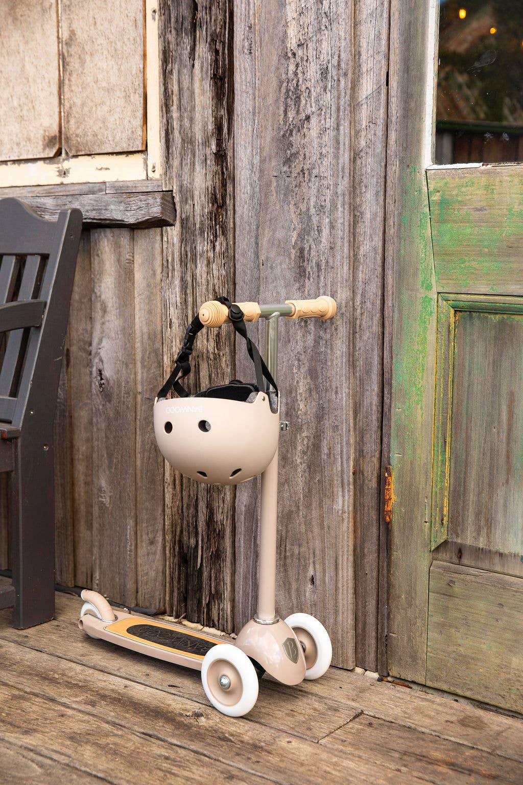 Banwood SL Europe - Vente Vélo et trottinette – enfant - Trottinette vintage à trois roues BANWOOD - Rose poussiéreux3