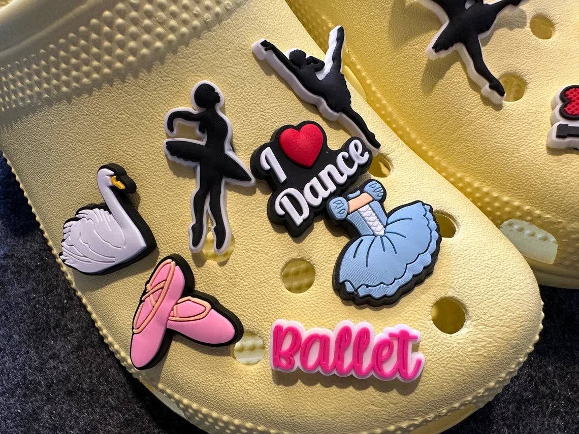 JuliesDecal - Wholesale Schoenaccessoires - Uniseks - Kies je eigen schoenbedels met een Dance Ballet-thema6