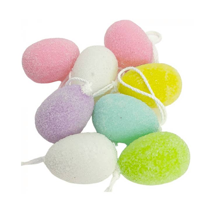 Œufs à paillettes pastel (paquet de 8) pour la vente par Qube Luxe by Debbie Marks