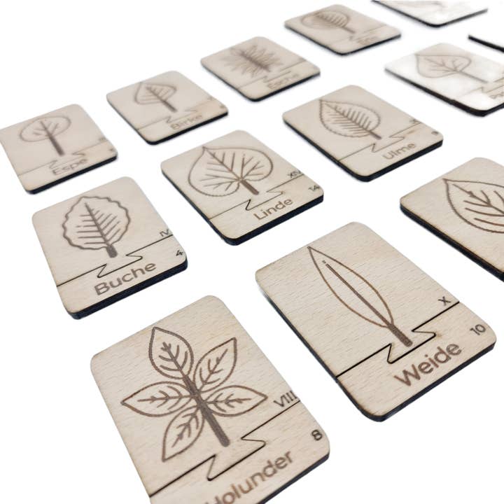 wisewoodz – Großhandel Puzzle – Kinder – Wisewoodz Baumblätter-Puzzle