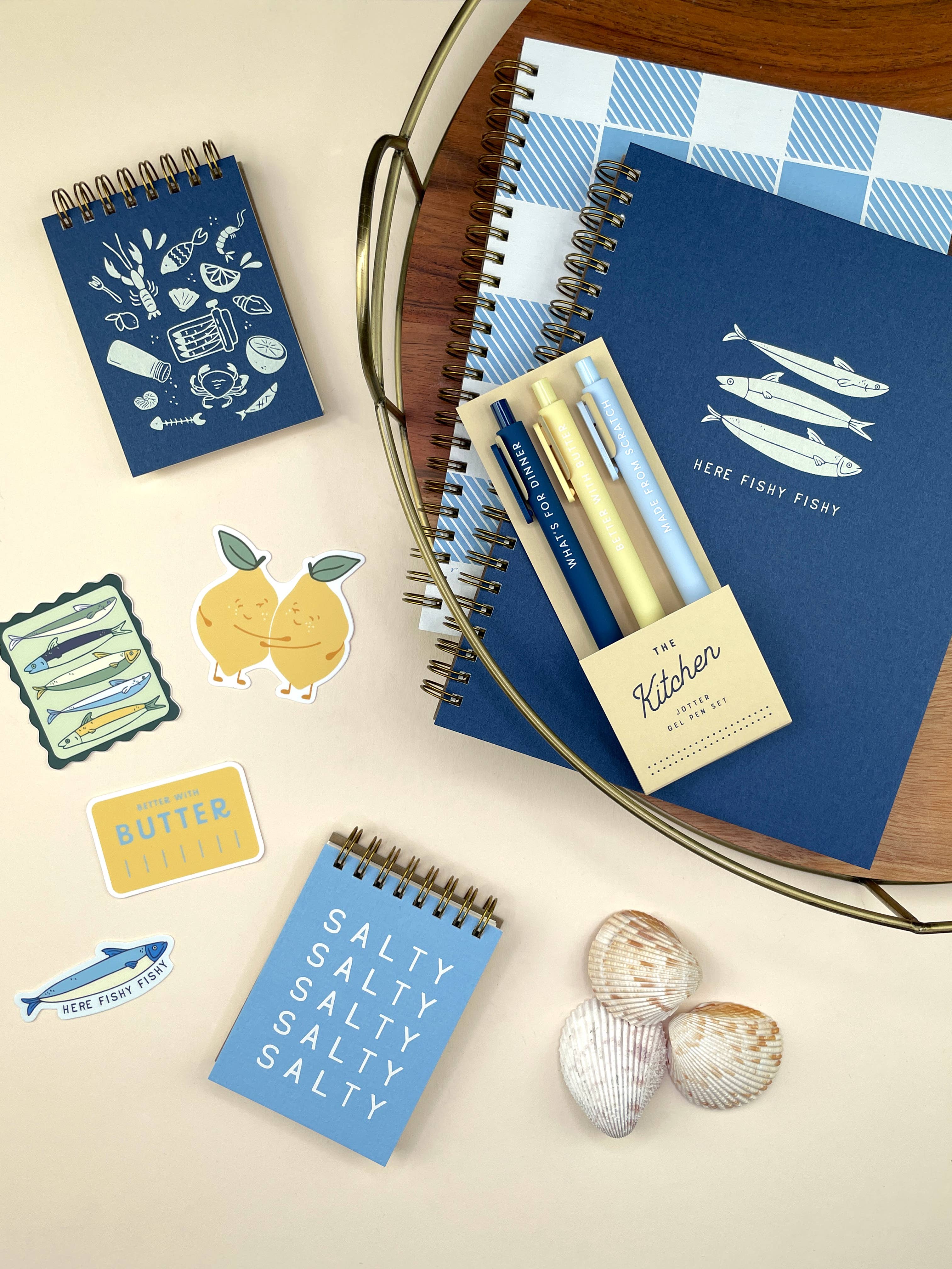 Ruff House Print Shop - Wholesale Notebook - Salty Salty Mini Jotter Notebook1
