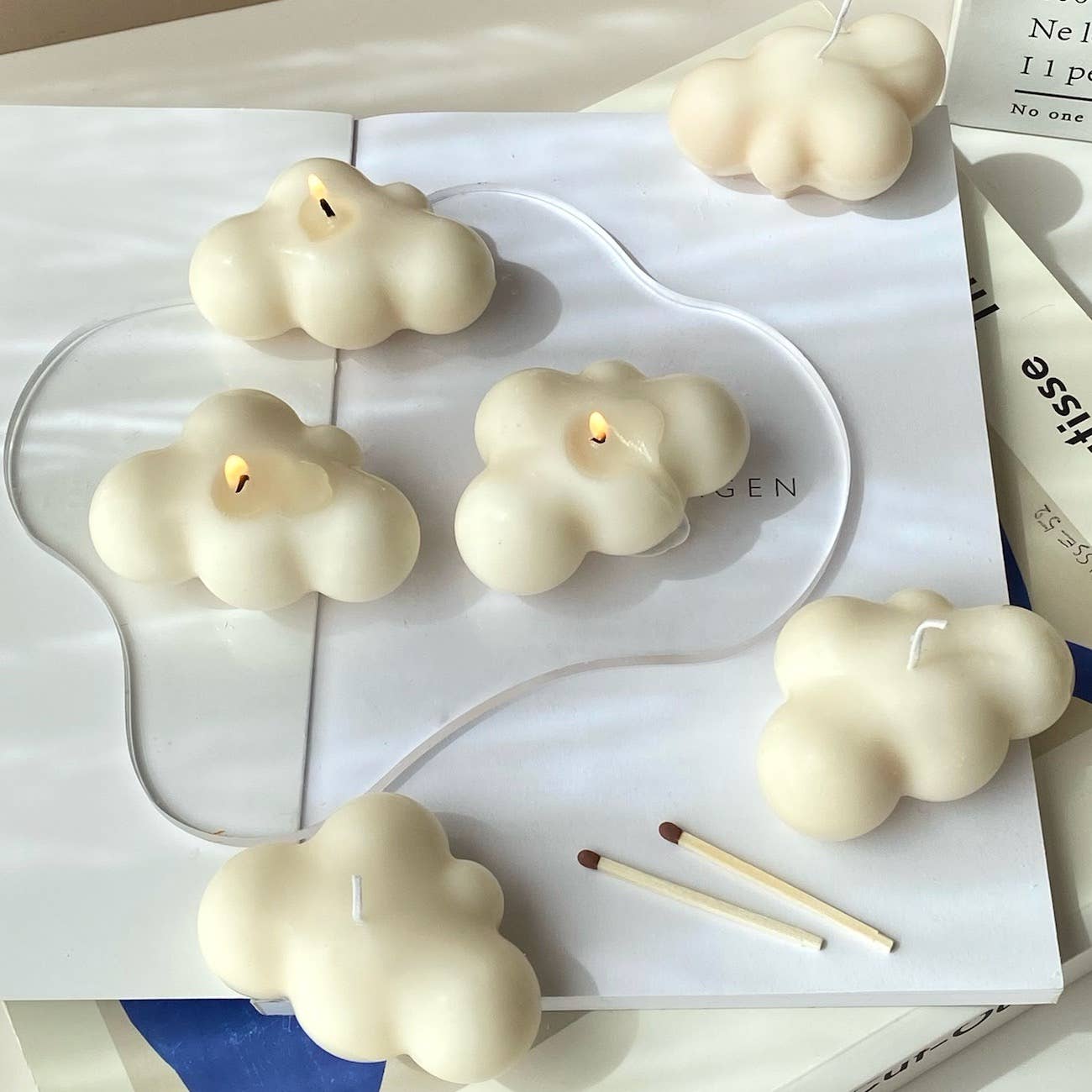 je t'aime candle - Wholesale Novelty candle - Mini Cloud Candle Party Favours