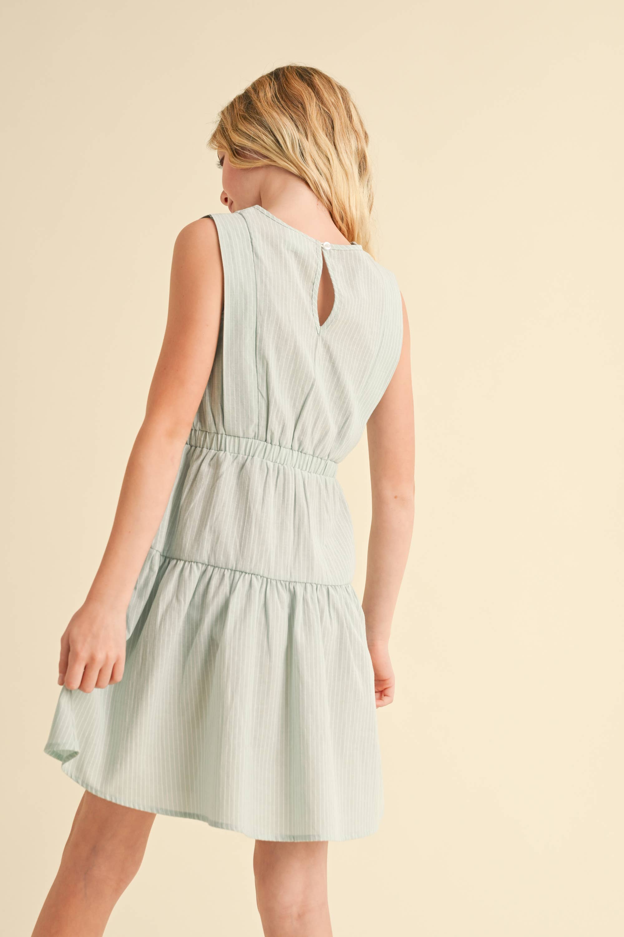 heart and arrow - Vendita all'ingrosso Vestito - Bambini - RAGAZZE ADOLESCENTI BAMBINE VESTITO A DUE STRATI LUNGO AL GINOCCHIO (7/14)6