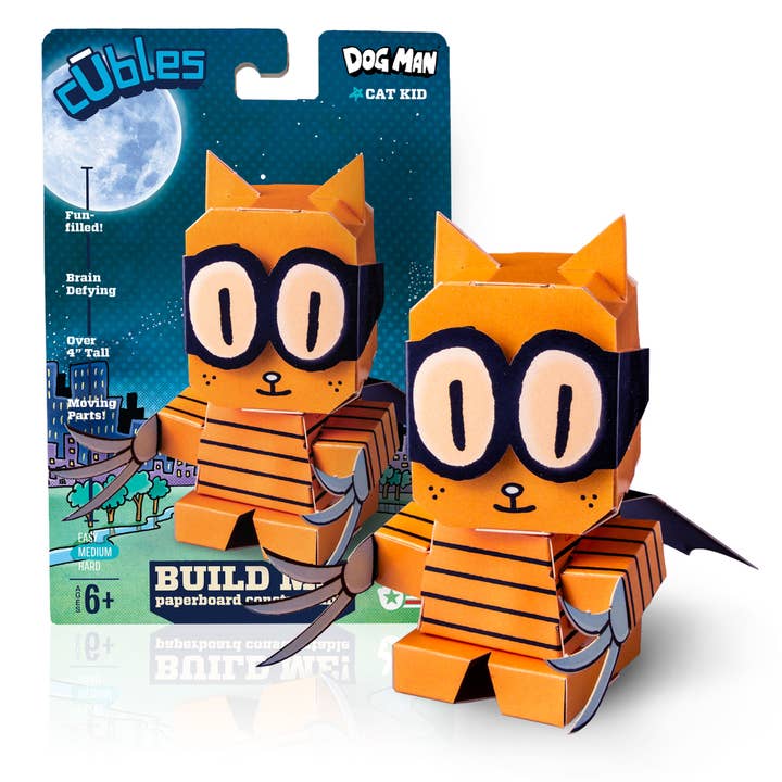 Dog Man | Cat Kid Cuble for wholesale by Cubles | Paperboard Character Kits