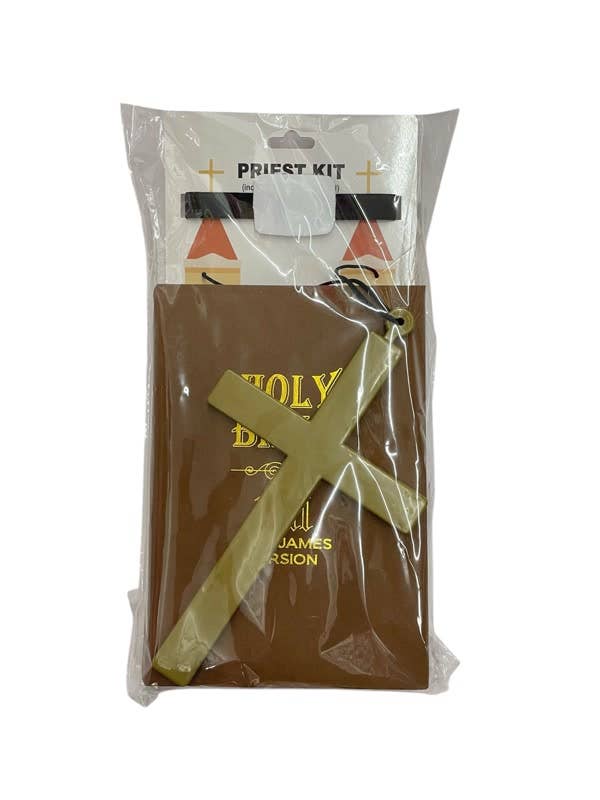 KBW Global Corp. - Wholesale Costume - Unisex - Priest Dress Up Kit