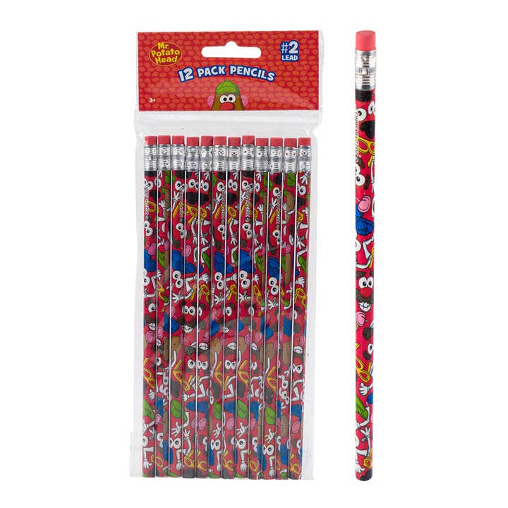 Deluxe Import Trading - Wholesale Pencil - Mr. Potato Head Pencils, 12 Count