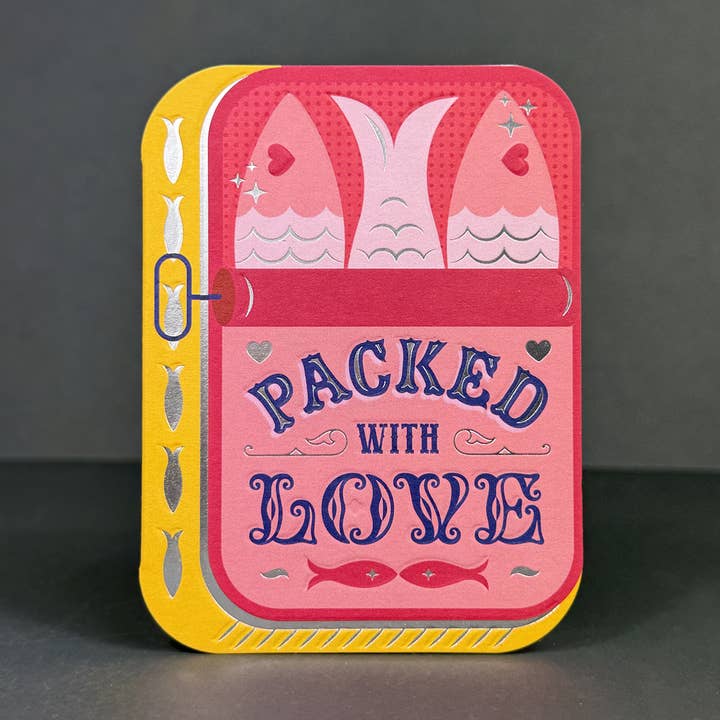 Sardines Mini Card for wholesale by Heyyy Ltd