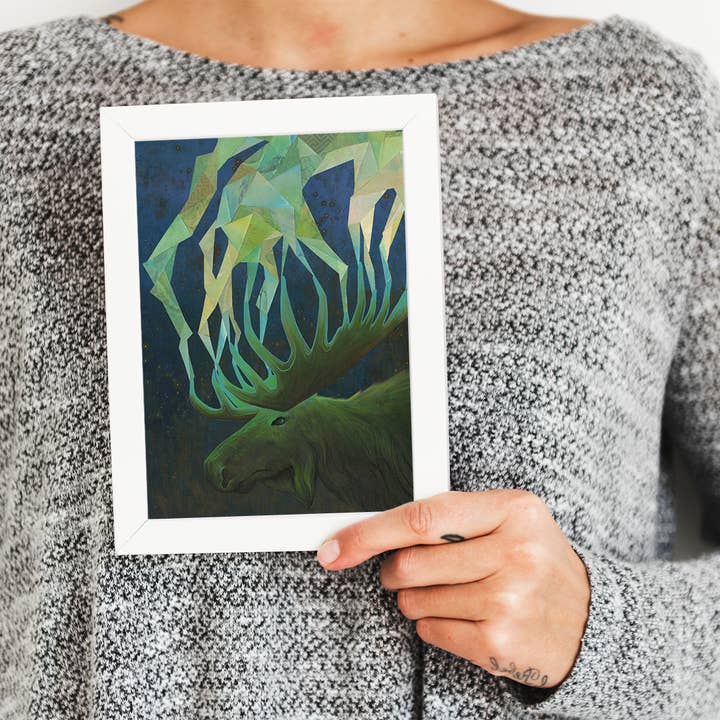 Real Wood Mini Art Print / Denali Dreams I for wholesale by Brianna Reagan Creates