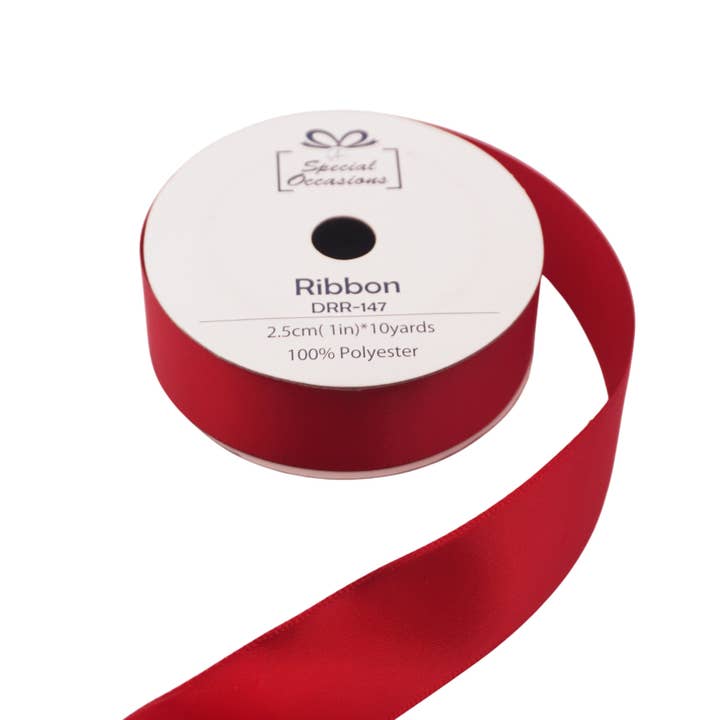 Angels Craft – wholesale Ribbon – Gift wrapping – Satin Ribbon 1" x 10 Yards Set of 12 (Available 16 colors)17