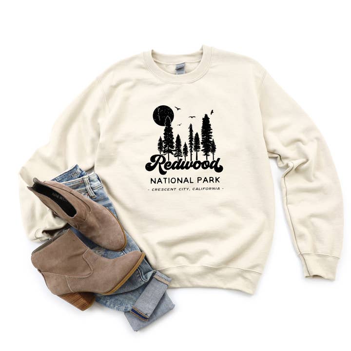 Vintage Redwood National Park | Sweat-shirt pour la vente par Olive And Ivory Wholesale