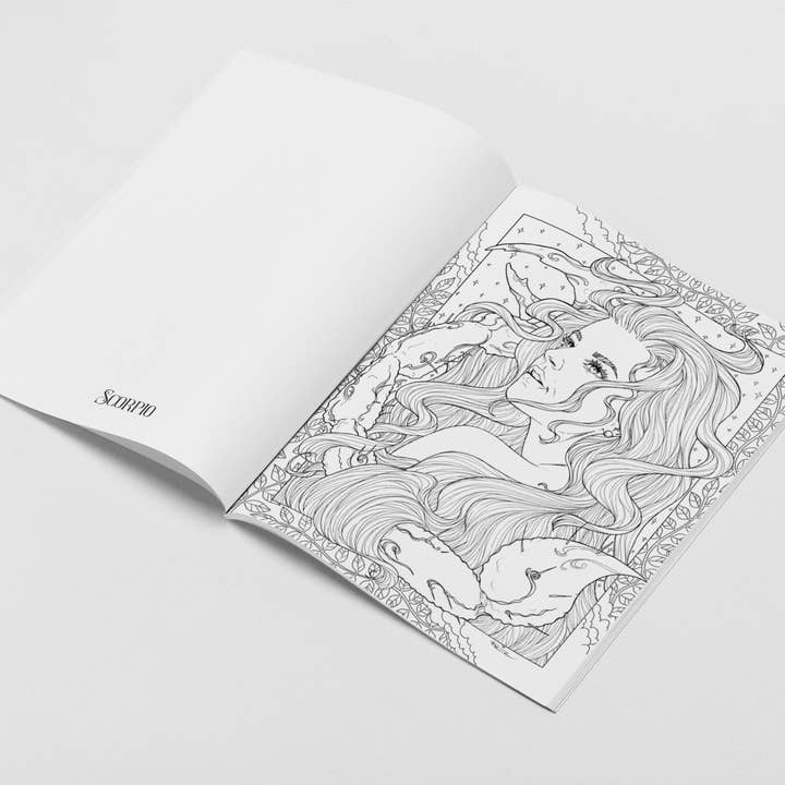Tawny Fritz Art - Wholesale Coloring Book - Adult - Stargazing: Coloring the Zodiac ✨ Coloring Book ✨