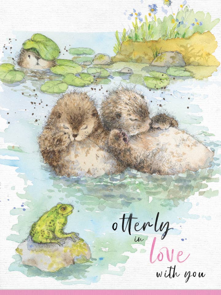 RO/Otterly In Love pour la vente par Greeting Cards by Norcard