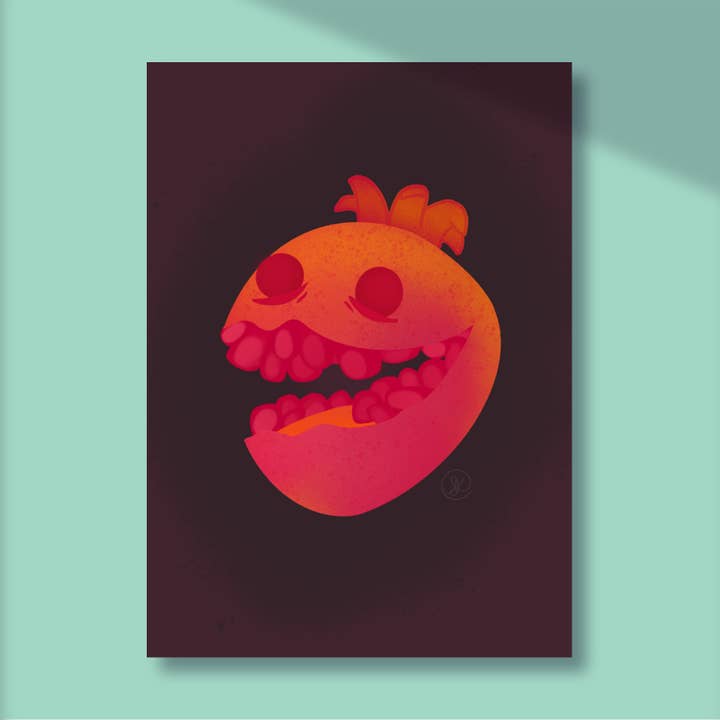 No More Pomegranates Gicleé Archival Cotton Fiber Print for wholesale by What is Sam Doing