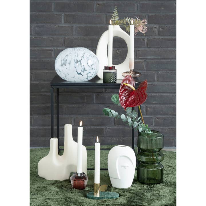 Glass Vase - Vase in Green Glass Ø12x25 cm for wholesale on Faire7