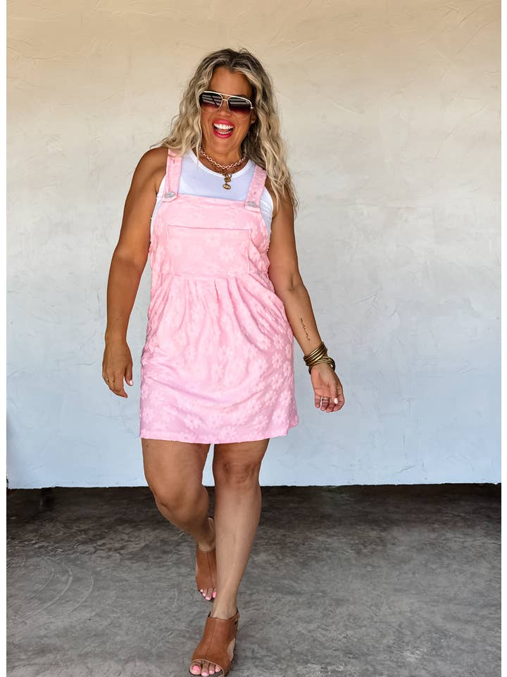 BLAKELEY - Wholesale Overalls - Women's - SUNSHINE & DAISIES OVERALL DRESS15