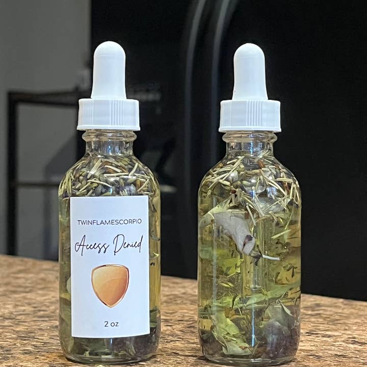 Accès Refusé Huile – Protection, Limites & Clarté pour la vente par Twin Flame Scorpio