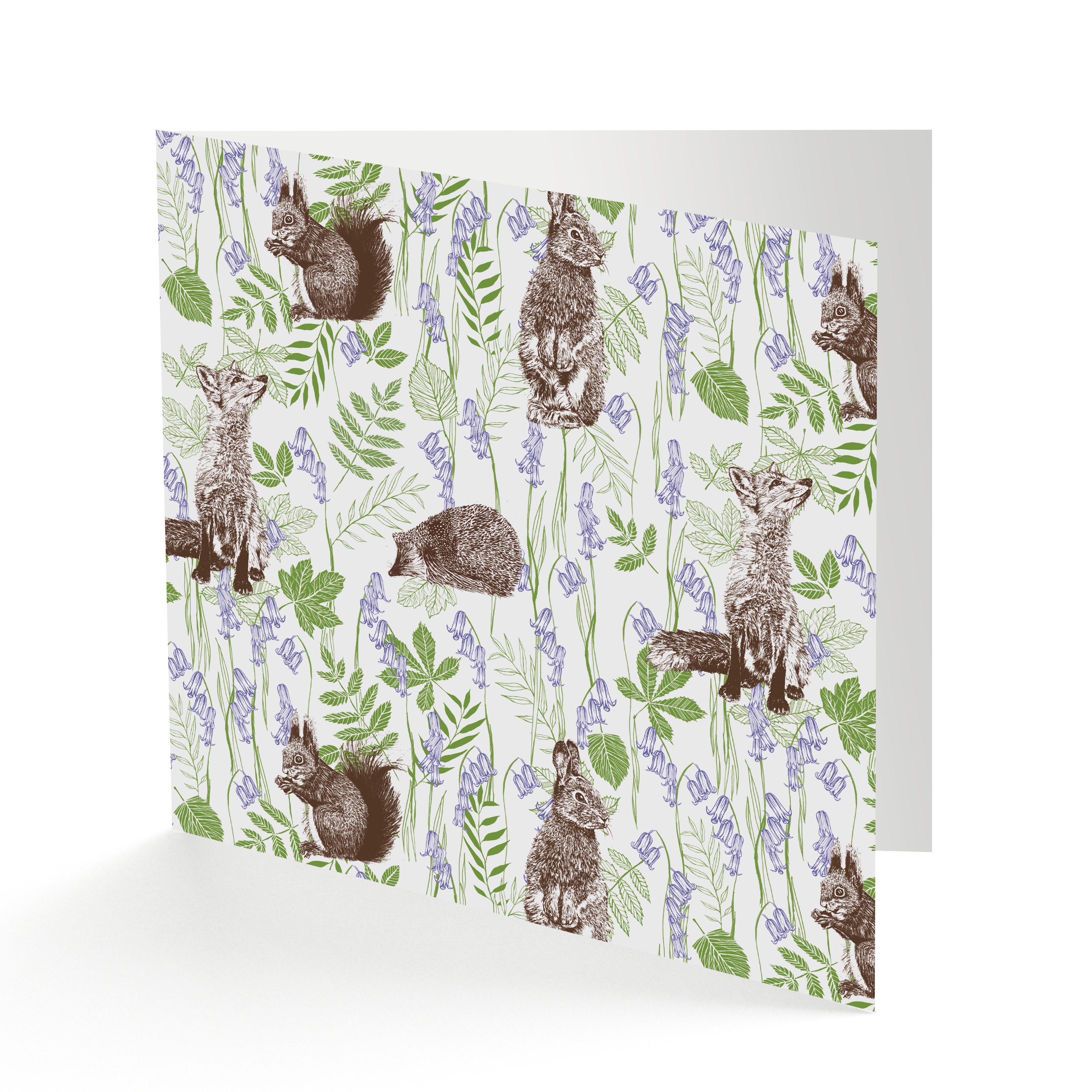 Parkwood Springs – wholesale Everyday greeting card – Cherith Harrison Woodland Creatures Square Greetings Card0