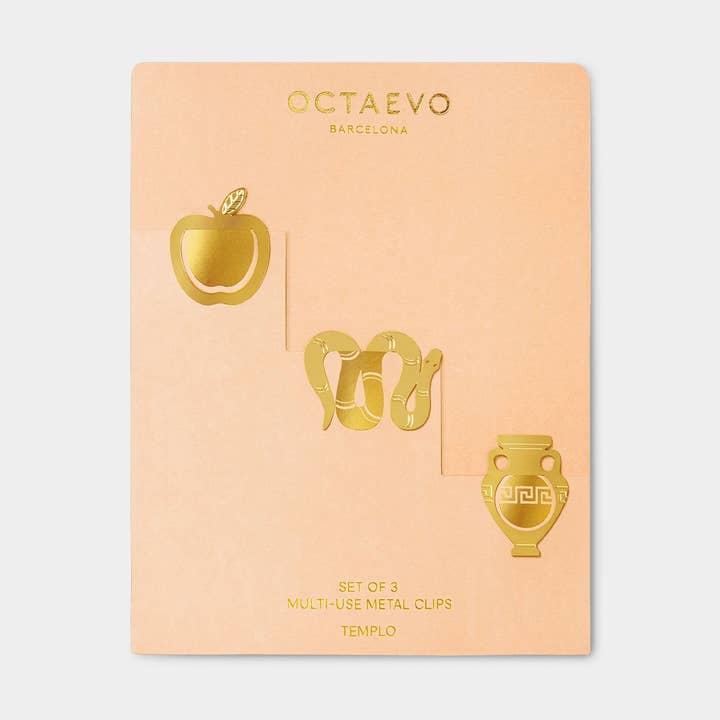 Metal Clips "Templo" - paperclips, bookmarks & backpack art for wholesale by 54 Celsius