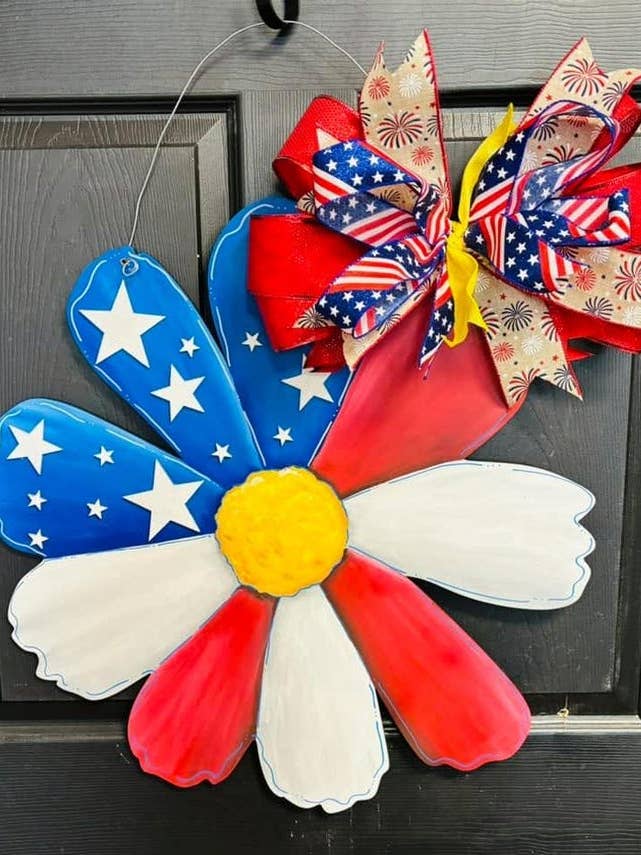 Patriotischer-Gedenktag-4. Juli Gänseblümchen für den Großhandel von Chelle Belle's Creations