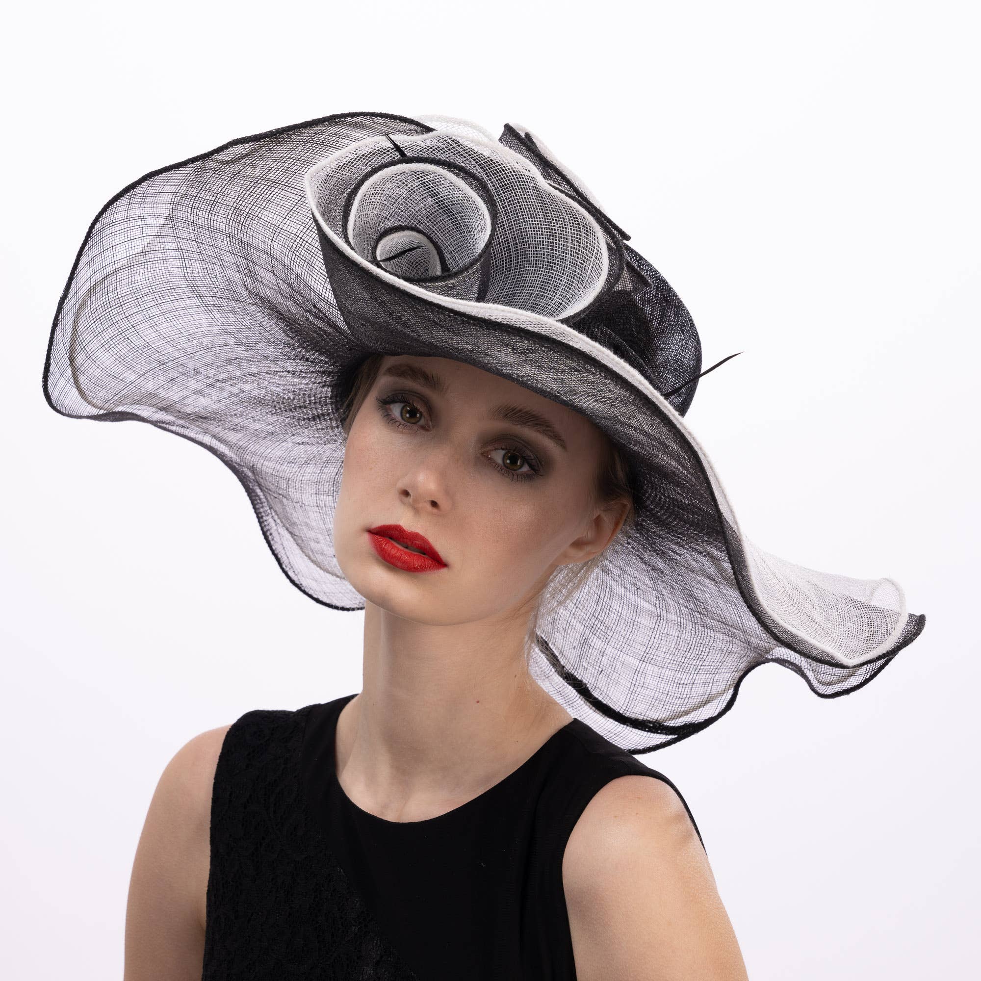 KaKyCo - Vente Chapeau de paille – femme - Chapeau souple double couche en sinamay | 1221314