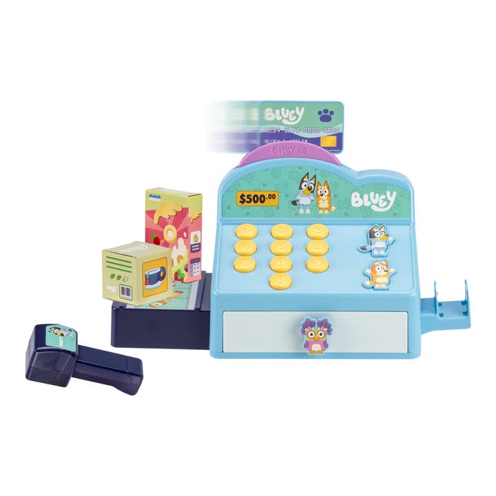 Toysmith - Wholesale Toy Set - Kids - Moose Toys Bluey Cash Register1