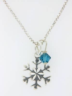 Let It Snow Necklace for wholesale by Sosie Designs