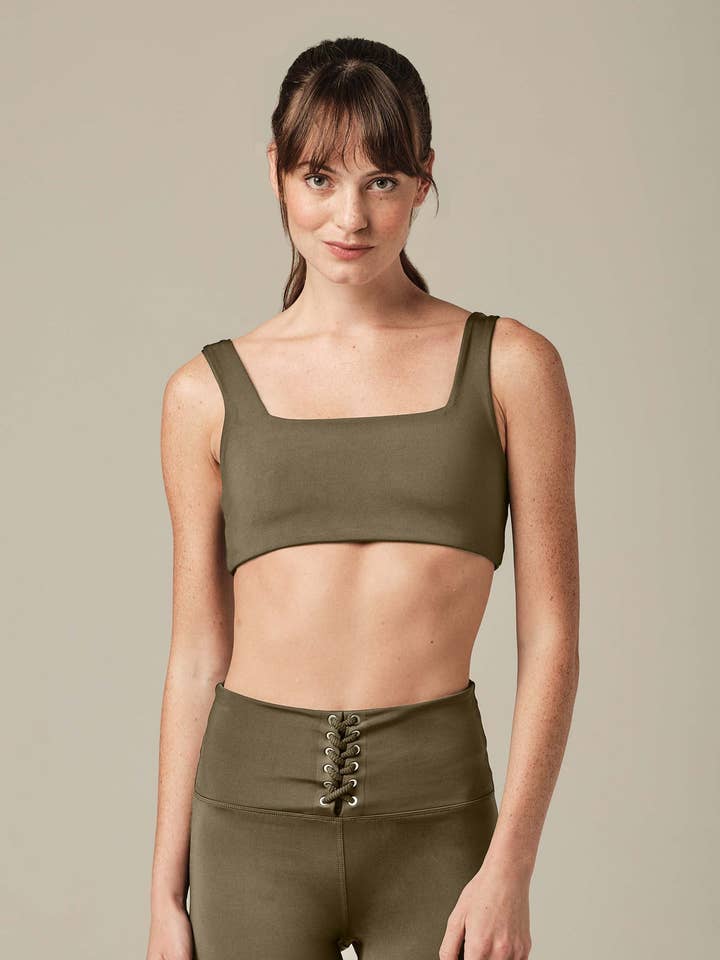 Sew U Sewn Kale Sports Bra for wholesale on Faire0