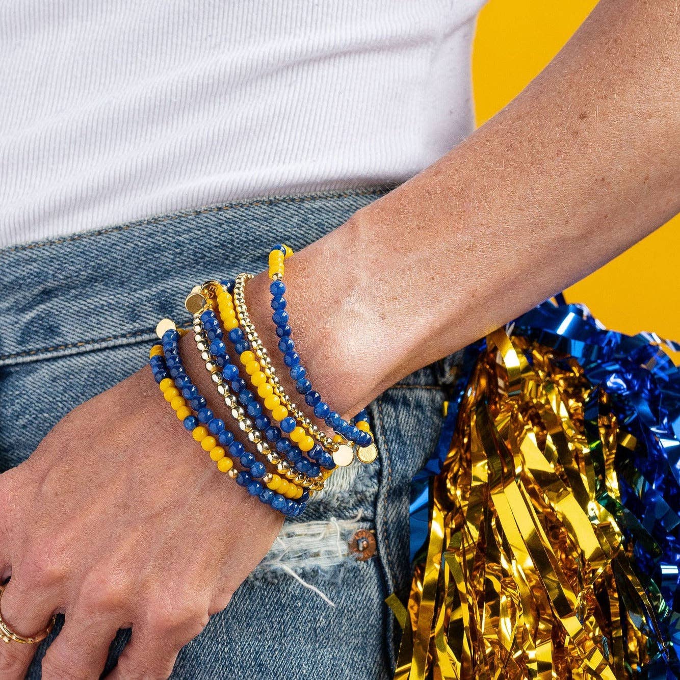 ETHICGOODS - Wholesale Beaded Bracelet - Morse Code Bracelet | GAME DAY19