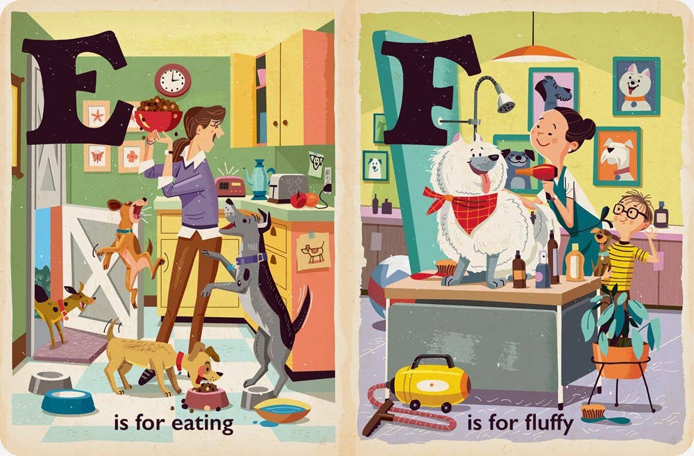 Gibbs Smith - Wholesale Baby & Toddler Book (0-2) - D is for Dogs4