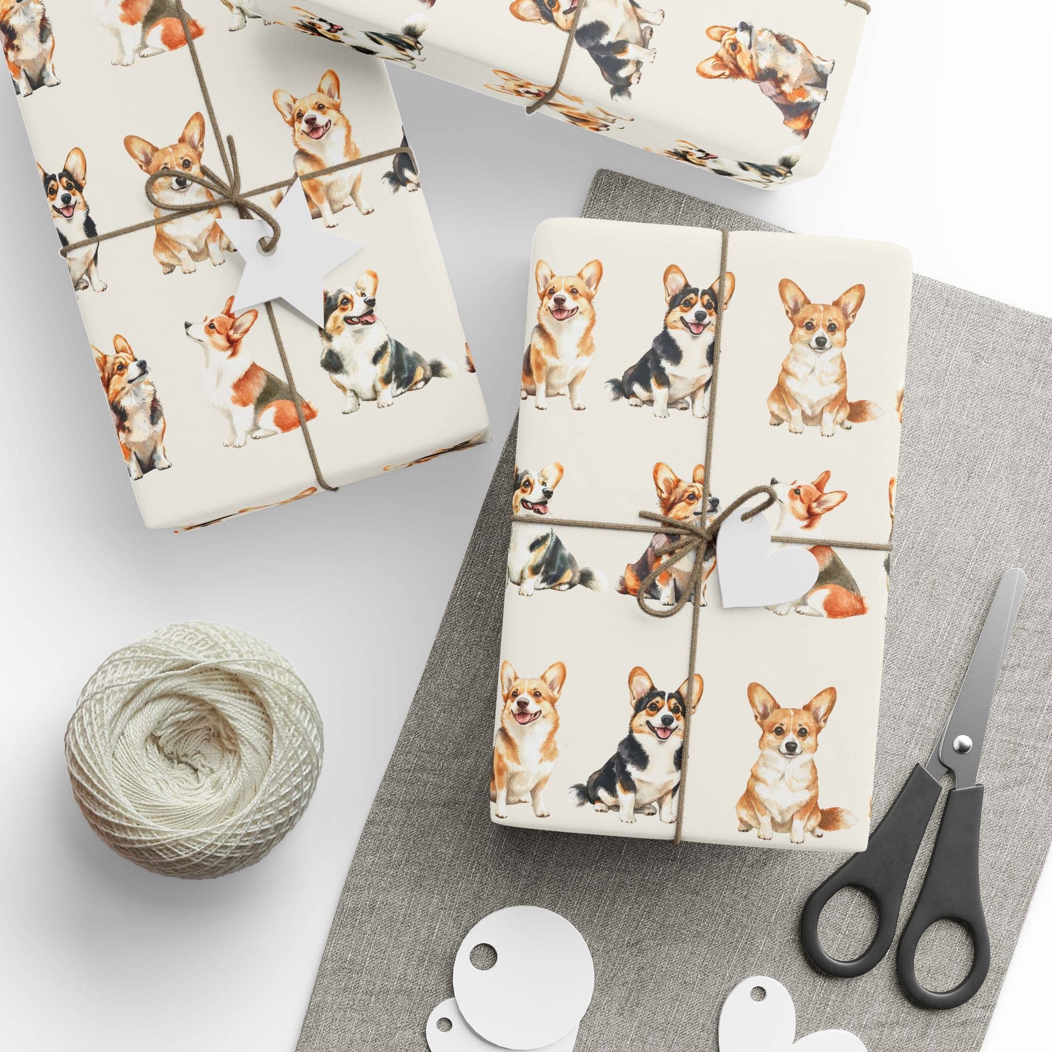 Lokipawz - Wholesale Wrapping Paper Roll - Corgi Wrapping Paper Rolls11