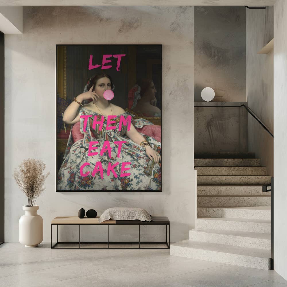 Ready2hangart, Inc. - Wholesale Art Print - "Eat Cake" Framed Print Wall Art1