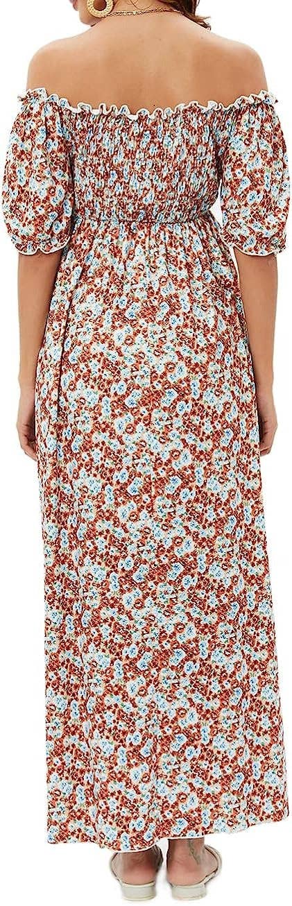 VIGOR - Wholesale Dress - Maternity - Off Shoulder Maternity Maxi Long Dress Baby Shower Photoshoo10